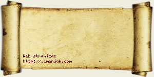 Joakim Gočanin vizit kartica